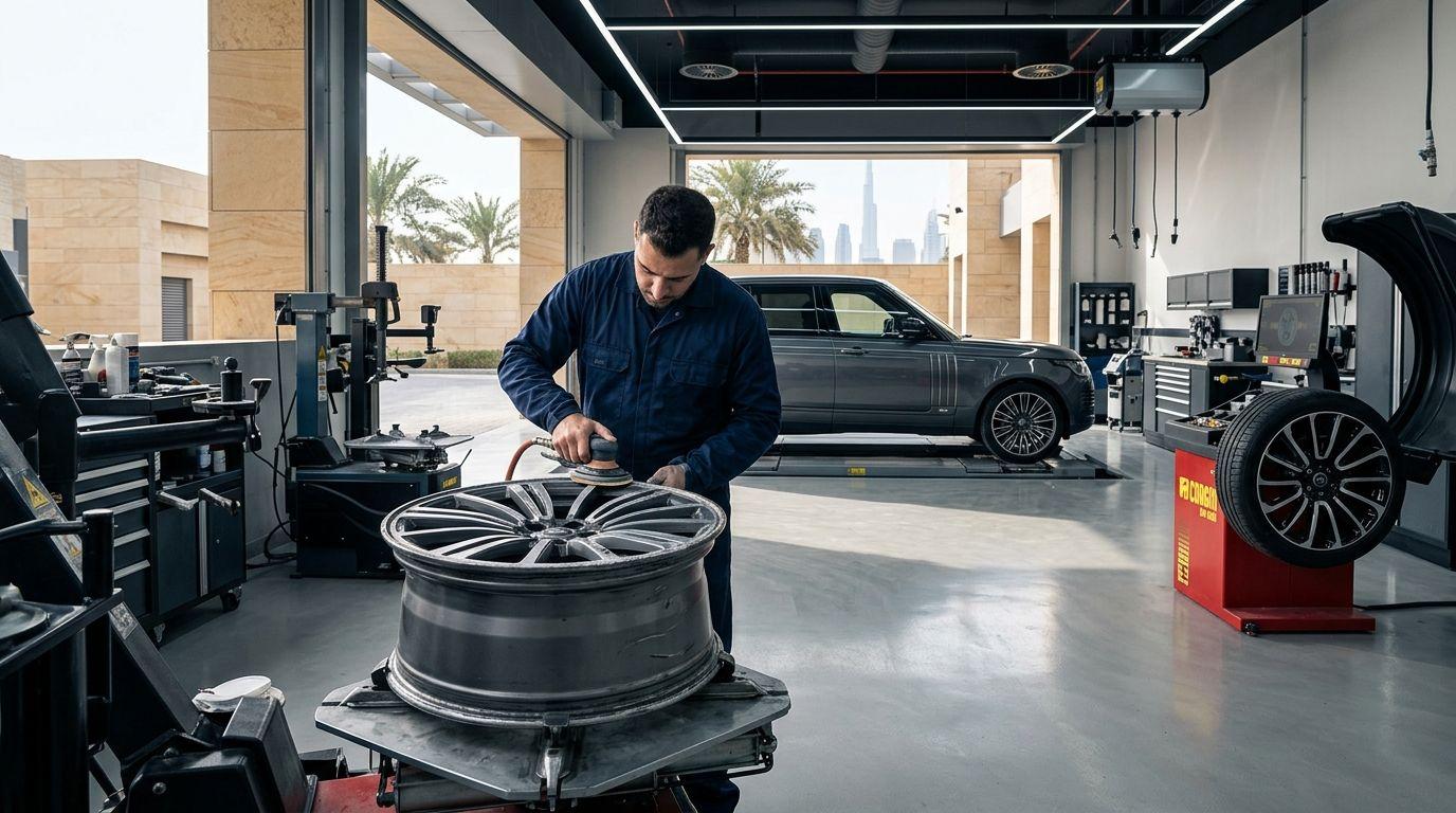 Expert Wheel Repair & Refurbishment for Damaged, Kerbed & Worn Wheels — GT Auto Centre Dubai
