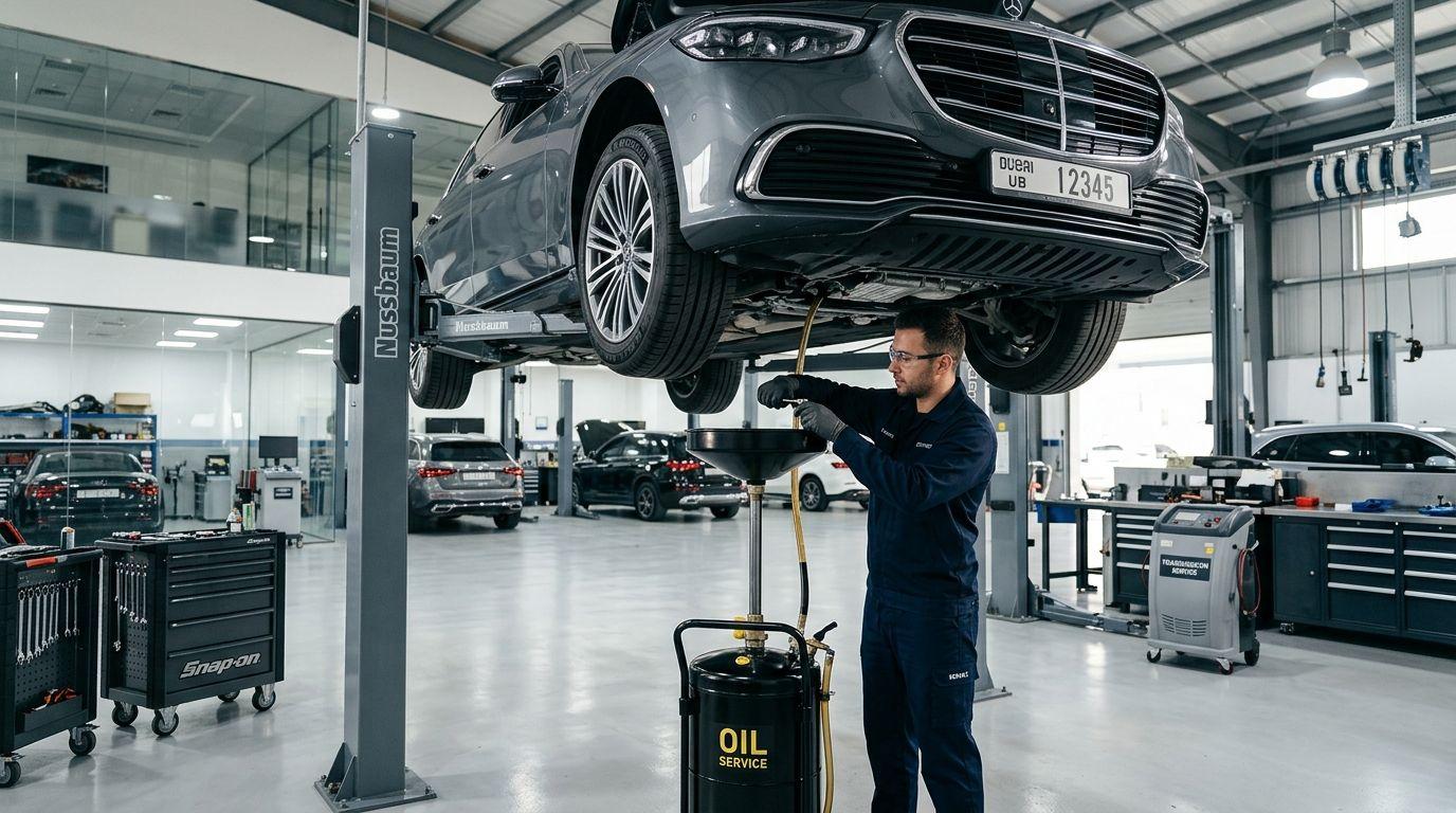 Professional Oil Change Services in Dubai — GT Auto Centre Dubai
