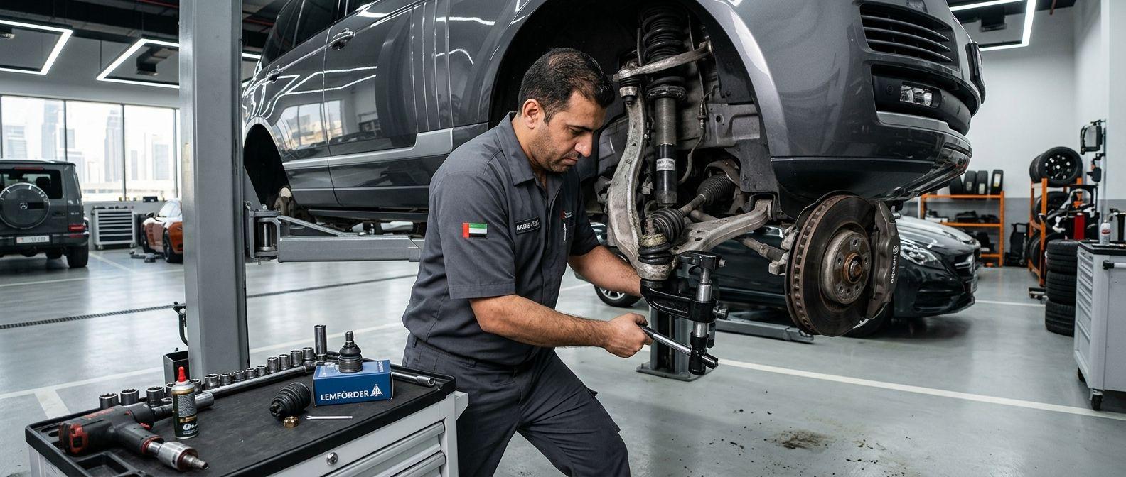 Expert Ball Joint Replacement for Safe and Stable Vehicle Handling — GT Auto Centre Dubai
