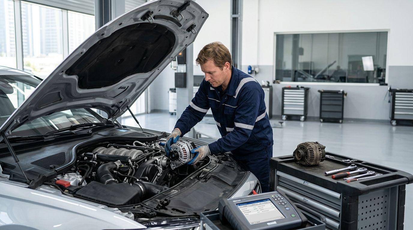 Professional Car Alternator Replacement Service in Dubai — GT Auto Centre Dubai