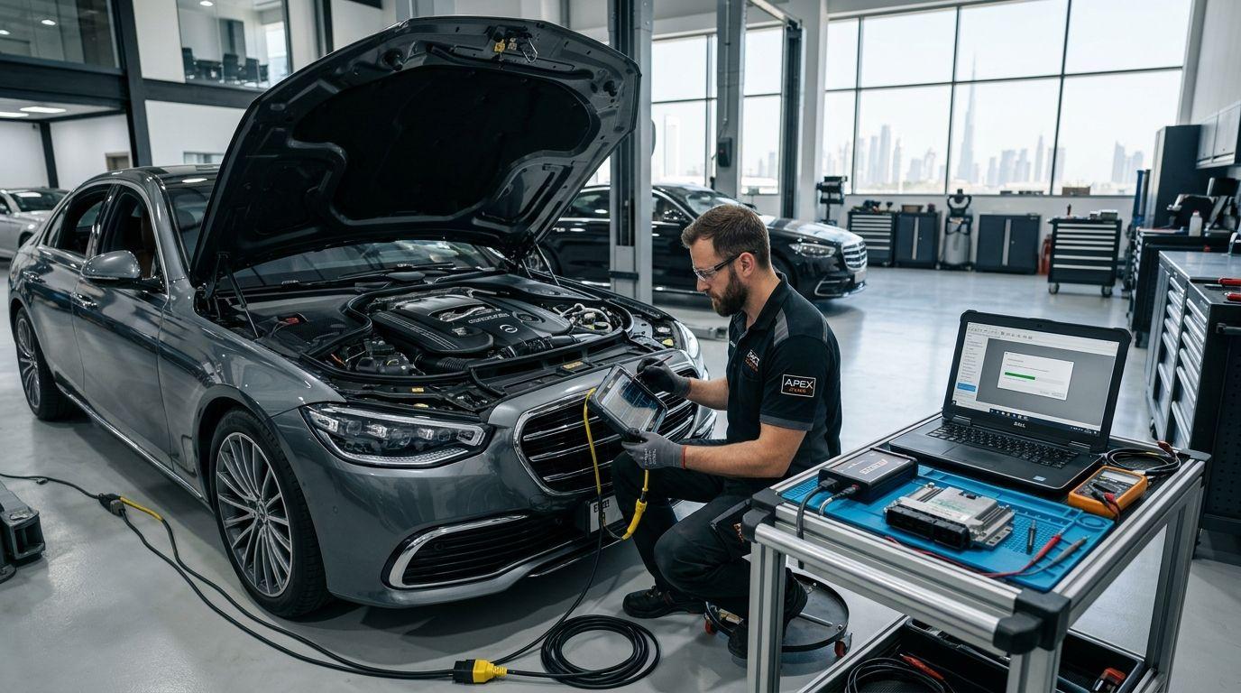 Car ECU Diagnostics & Programming in Dubai — GT Auto Centre Dubai