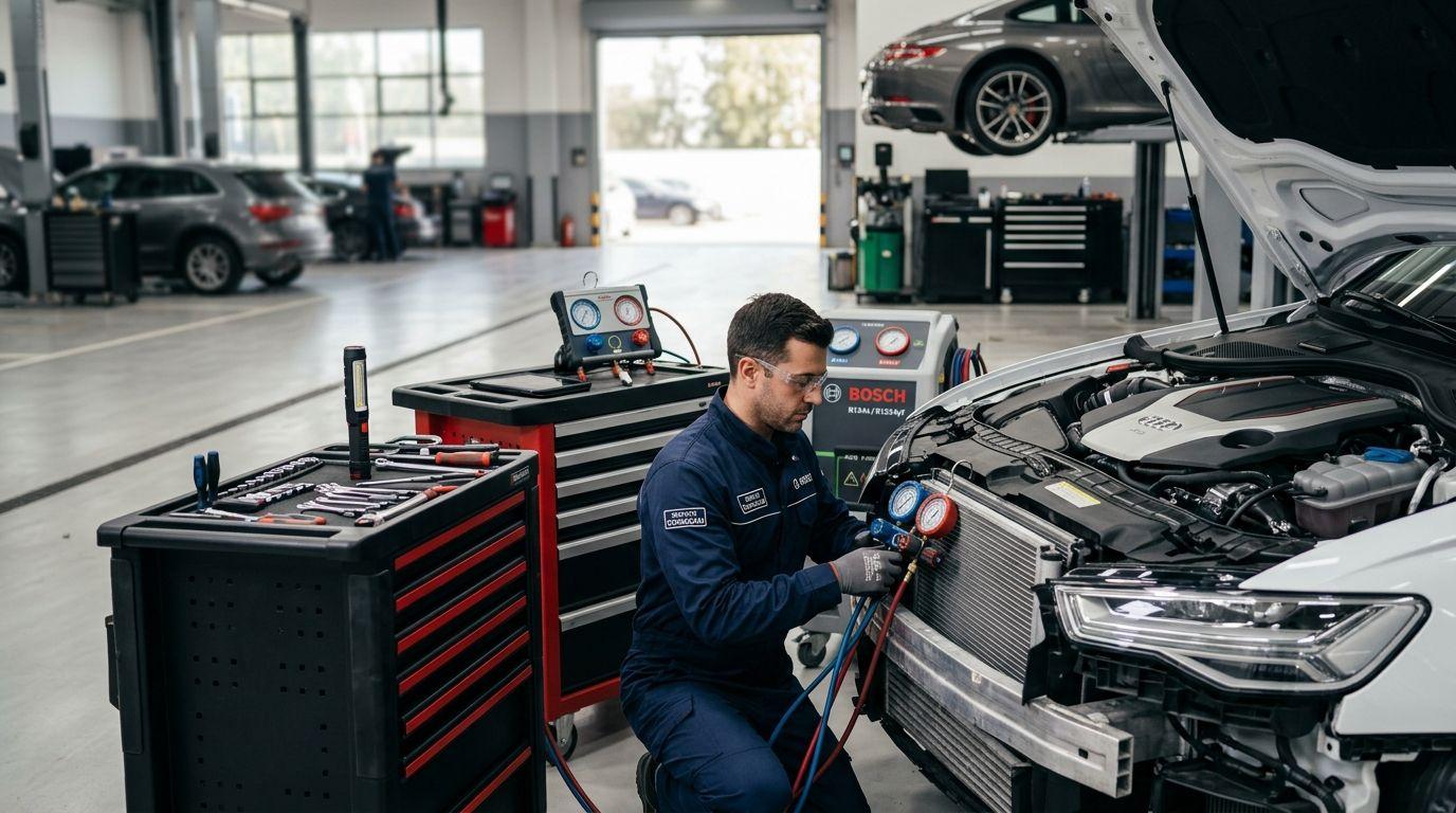 Professional Car AC Condenser Repair & Replacement — GT Auto Centre Dubai