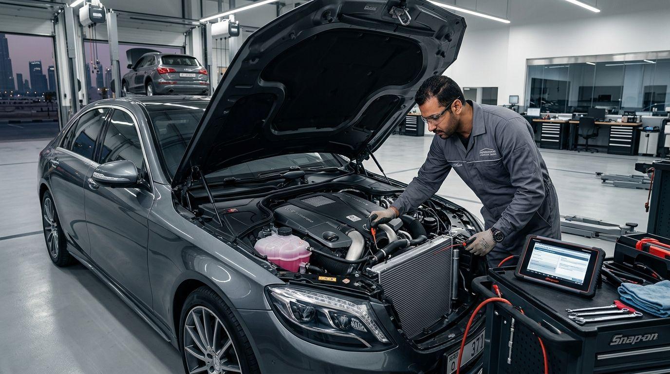 Professional Car Radiator Repair in Dubai — GT Auto Centre Dubai