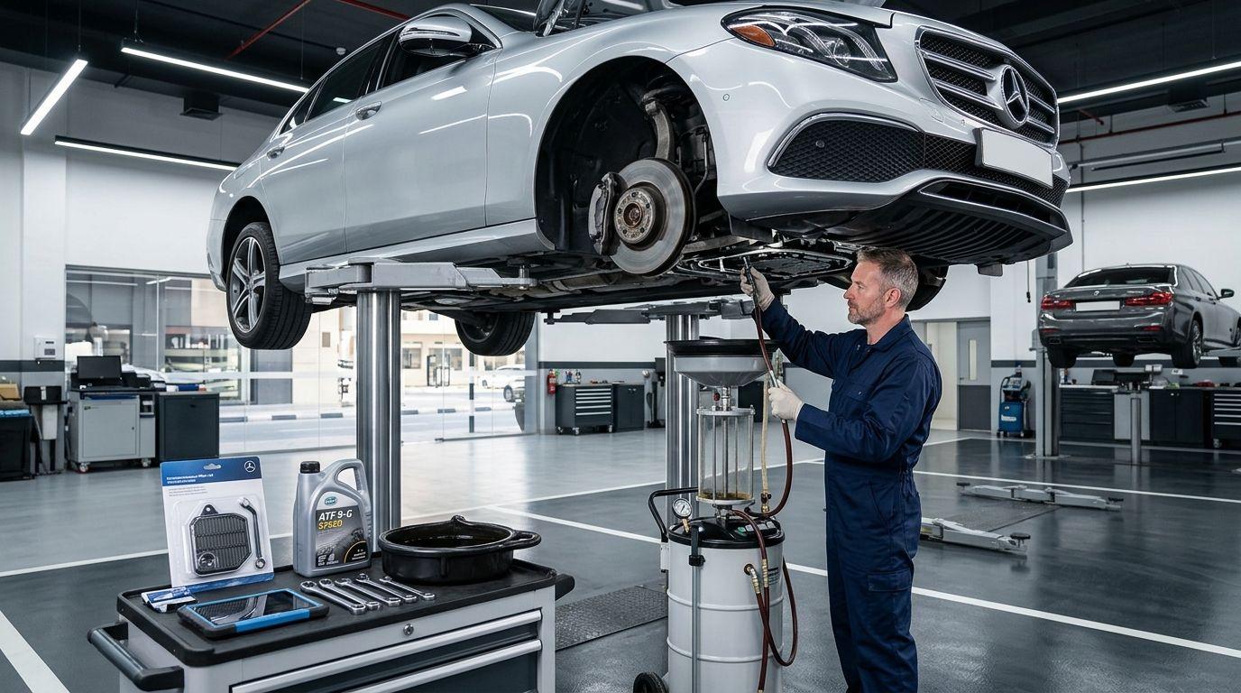 Professional Transmission Oil Change Service in Dubai — GT Auto Centre Dubai