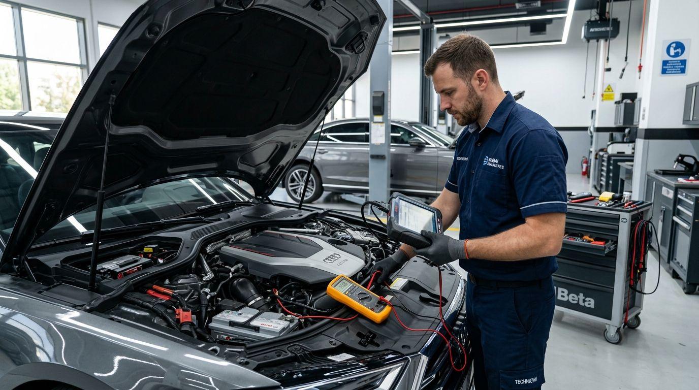 Professional Car Electrical Diagnostics Service in Dubai — GT Auto Centre Dubai