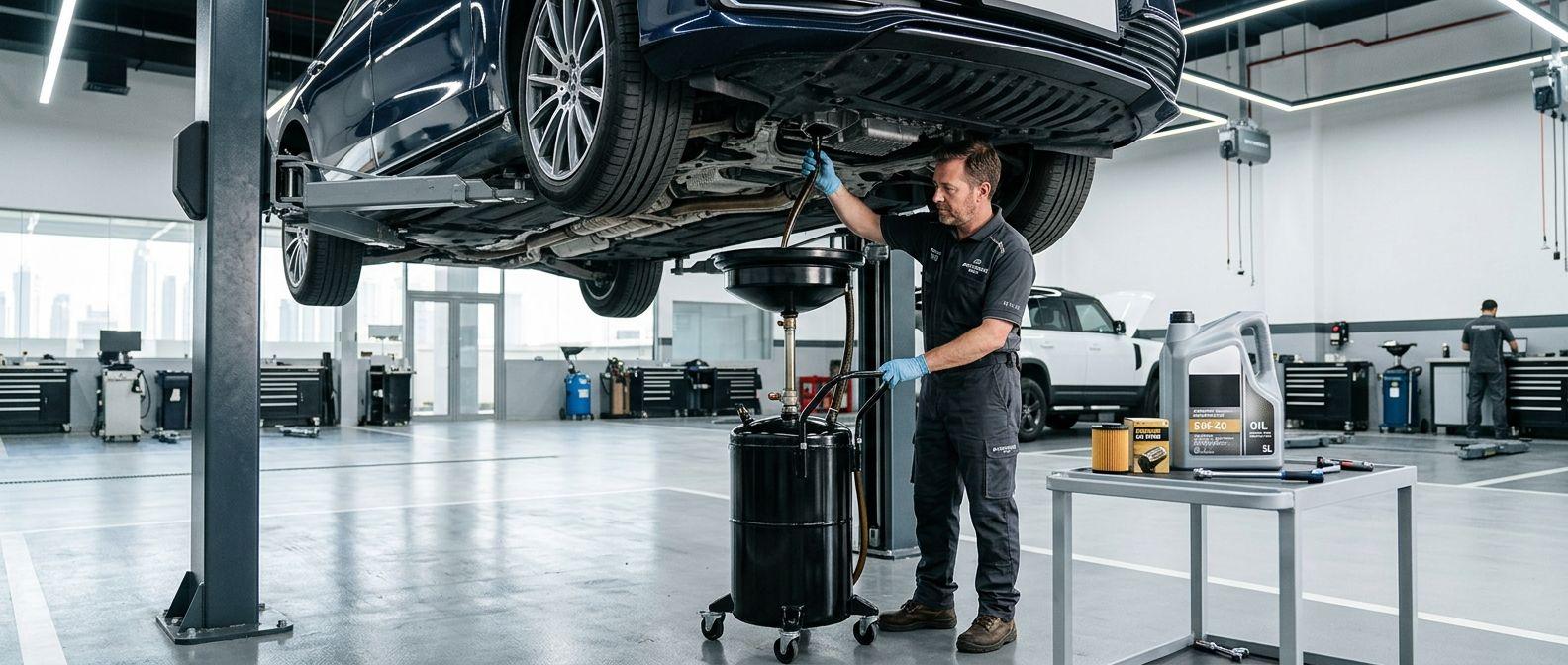 Professional Engine Oil Change Service in Dubai — GT Auto Centre Dubai