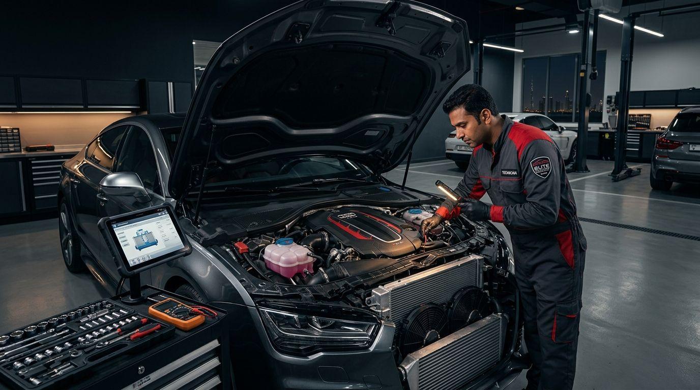 Professional Car Cooling System Repair & Maintenance — GT Auto Centre Dubai