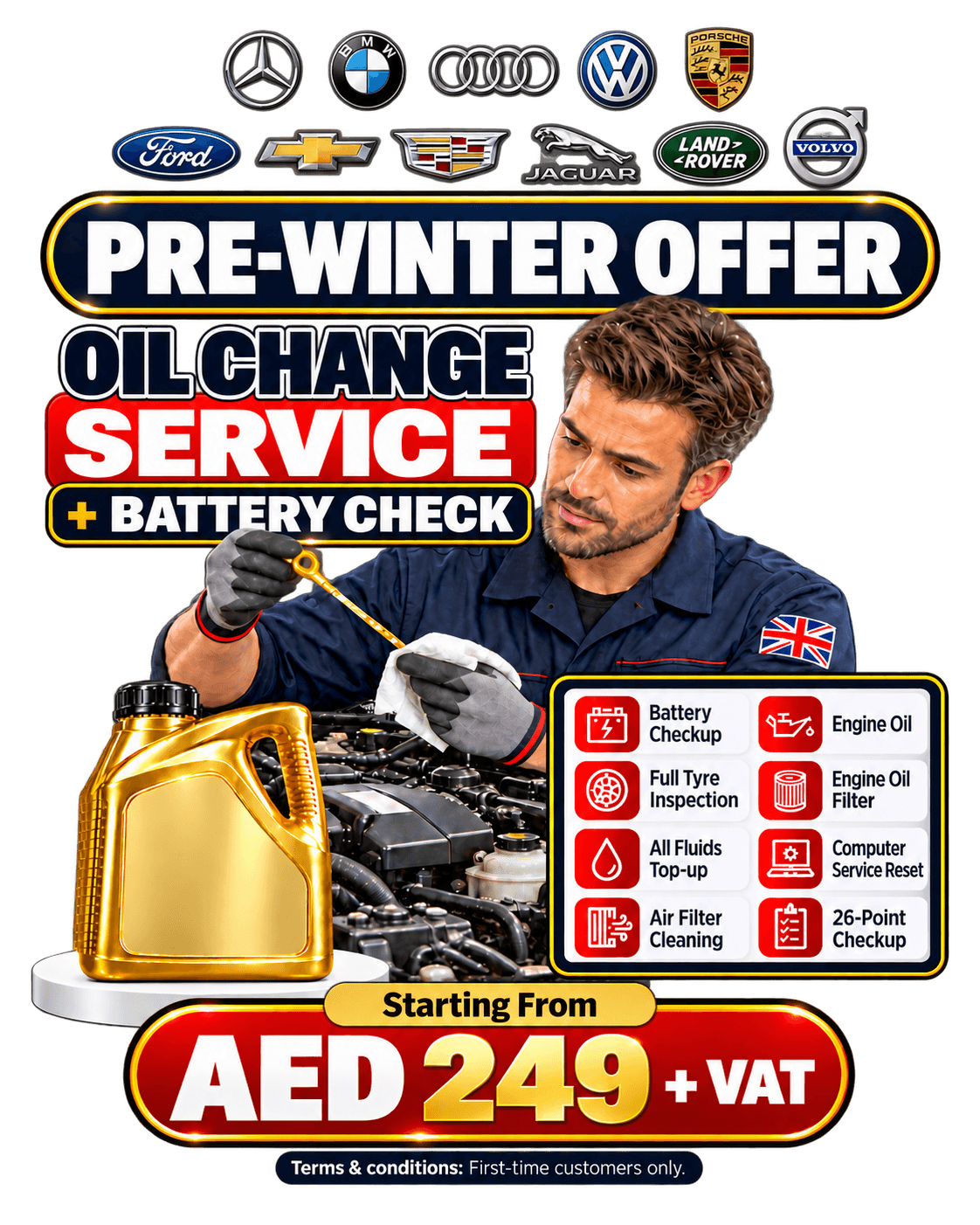Pre-Winter Oil Change Package
