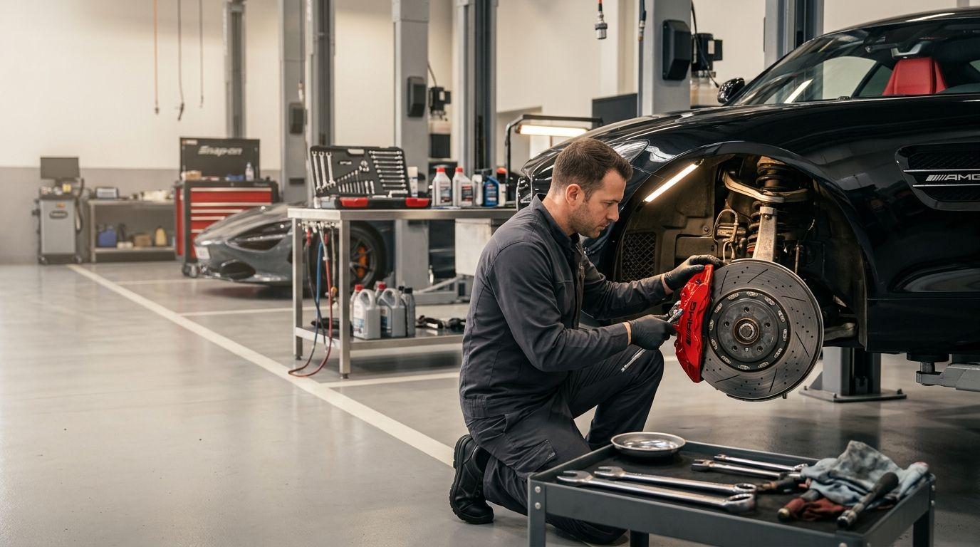 Brake Caliper Repair in Dubai — GT Auto Centre Dubai