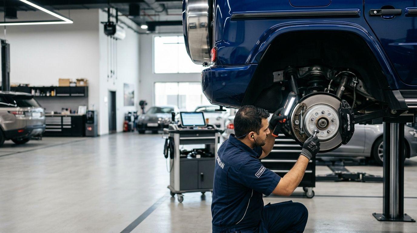 Reliable Parking Brake Repair & Service in Dubai — GT Auto Centre Dubai